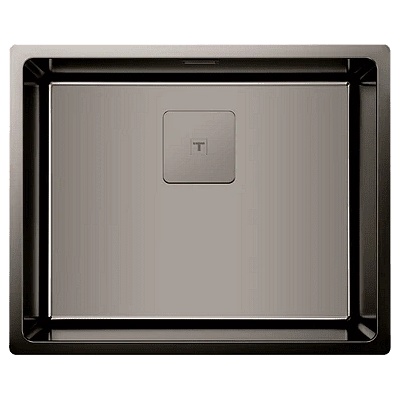 Teka Иноксова мивка за вграждане 3-в-1, Metallic, за шкаф със светъл отвор 60 см FlexLinea RS15 50.40 титан (М.1013.Т)