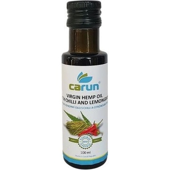 Carun Konopný olej panenský s chilli a citrónovou trávou 100 ml