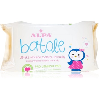 Alpa Toddler Wet wipes нежни мокри кърпички за бебета за чувствителна кожа 72 бр