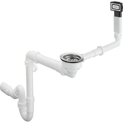 Hansgrohe Odtokové súpravy - Odtoková a prepadová súprava ku granitovému jednodrezu, chróm 43927000