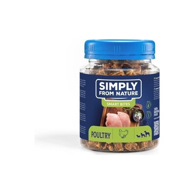 SIMPLY FROM NATURE Smart Bites Hydinové tréningové maškrty 130 g