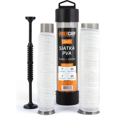UnderCarp Punčocha s tubusem PVA Mesh System 2v1 25mm 7m+35mm 7m