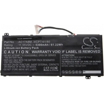 Image 1 of VHBW Батерия за Acer Spin 3 SP314-52 / TravelMate X3410-M, 5300 mAh (888201629)