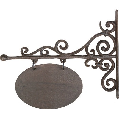 Štít vývěsní VICTORY, litina, 20x14cm/19x13cm, hnědá|výběr z variant|Esschert Design - produkt č. 1