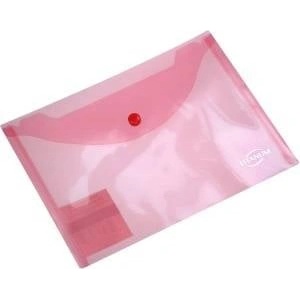 TITANUM Envelope briefcase A5 transparent red