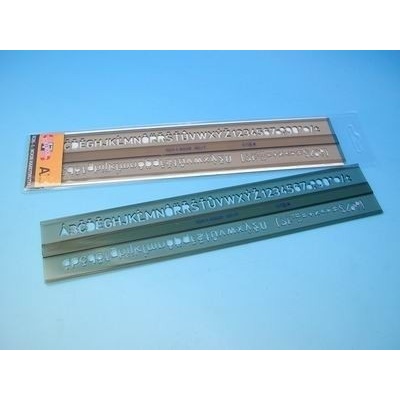 Šablóna písmen 10mm 748039