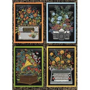 Cobble Hill - Puzzle Kvetinové predmety - 1 000 piese