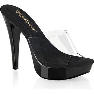 Pleaser USA Pleaser Cocktail-501 Clr/Blk 36