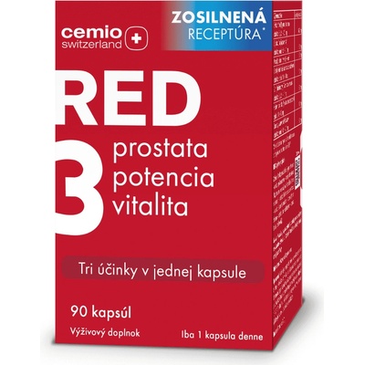 Cemio RED3® 90 kapsúl zosilnená receptúra 2024
