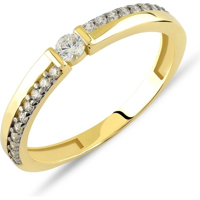 Lillian Vassago Originální zlatý prsten se zirkony LLV85 GR070