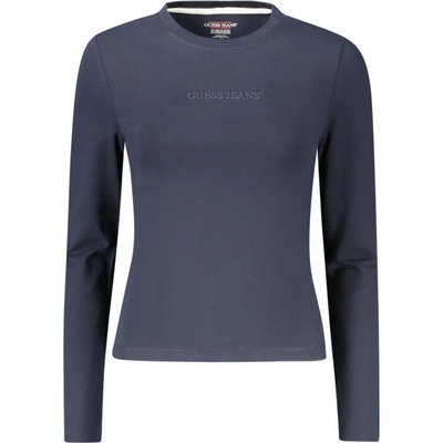 GUESS JEANS Perfektné Dámske Tričko Krátky Rukáv modrá Modrá