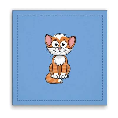Fotoobraz 40x40 cm Kočička