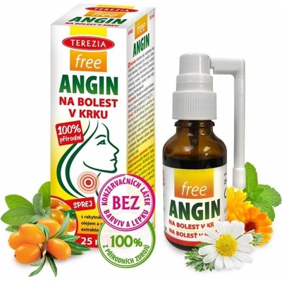 Terezia Company FreeANGIN spray na bolest v krku 25 ml