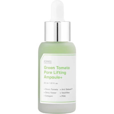 SUNGBOON EDITOR Green Tomato Pore Lifting Ampoule+ - Поризплотяваща Ампула с Зелен Домати 30мл