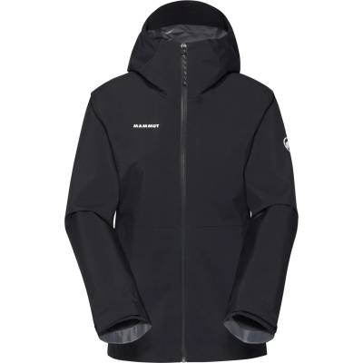 Mammut Дамско водоустойчиво яке Mammut Women's Linard Light Hardshell Hooded Jacket Waterproof jacket - Black - размер XL (102-4441-0215)