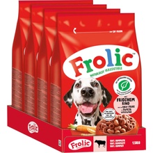 Frolic Hovězí mrkev a obiloviny 4 x 1,5 kg
