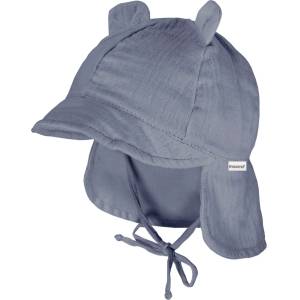 maximo Шапка с козирка maximo Baby's Bonnet with Ear and Neck Protection Cap - Flint Stone - размер 39 cm (904-1843-1211)