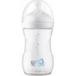 Philips Бебешко шише Philips Avent - Natural Response 3.0, AirFree, 1m+, 260 ml, Слон (SCY673/81) - ozone