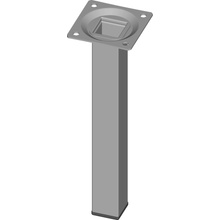 Element System Nábytková noha hranatá 25x25x200 mm bílý hliník