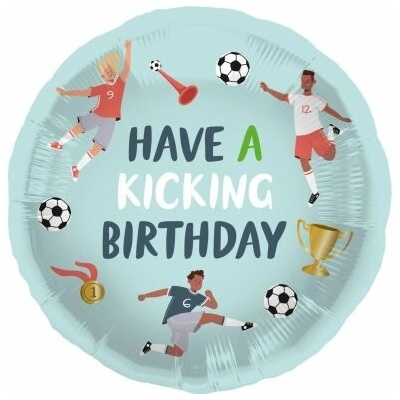 Folat BV Kruh "Have a Kicking Birthday" 45cm fóliový balónek