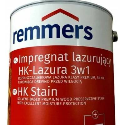 Lazurovací lazura na dřevo HK-Lasura 3v1 REMMERS 0,75 l Stříbrošedá