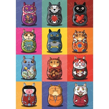 Image 1 of Magnolia - Puzzle Catryoshka - 1 000 piese