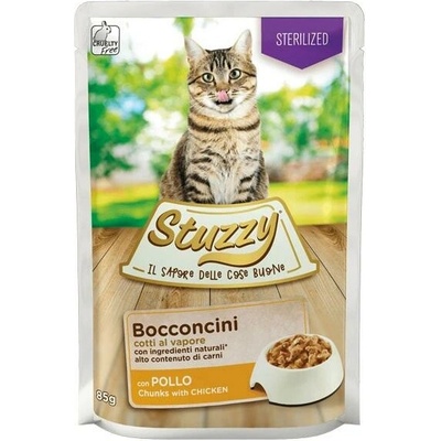Stuzzy Cat Sterilizované kousky kuřecí kousky ve šťávě 85 g