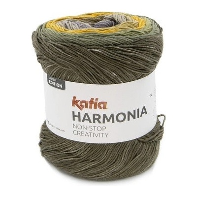 HARMONIA Katia Farby HARMONIA: 212 lila-žltá-zelená - NOVÁ