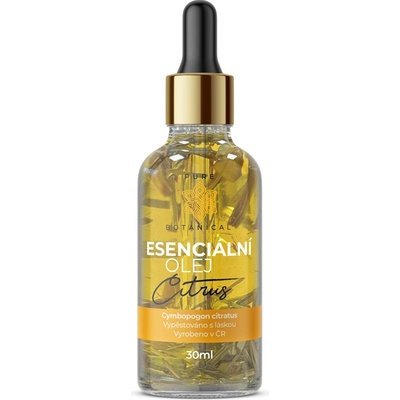LeFleur Citrus s listy citronové trávy 100% přírodní esenciální olej 30 ml
