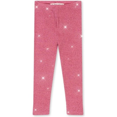 Konges Slojd Legíny bavlněné třpytivé Roli Rapture Rose