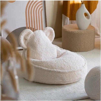 Wigiwama sedací vak Bear cream white