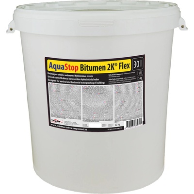 AquaStop Bitumen 2K® Flex (30 litrov) tixotropná tekutá hydroizolácia