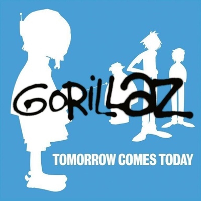 Gorillaz Tomorrow Comes Today EP Limited Blue,White LP