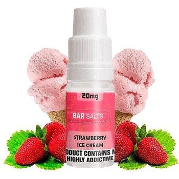 Image 1 of Bar Nic Salts Strawberry Ice Cream 10ml 20 mg