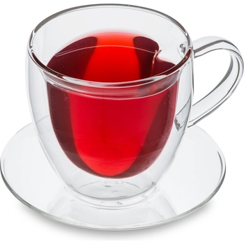 Feelino Чаша, Двойна стена, Висококачествено боросиликатно стъкло, 400 мл, Уникални (KMCIOZH3E3) (KMCIOZH3E3)