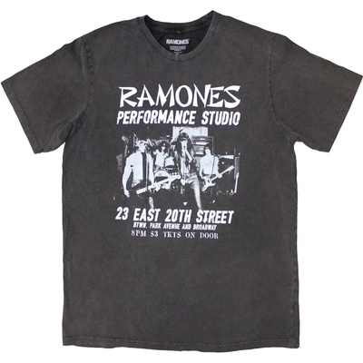 Ramones East Village (Stone Wash) Charcoal Grey L Риза (<![CDATA[RASTNW68MC03]]>)