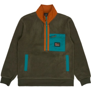 Billabong Мъжки поларен пуловер Billabong Boundary Shore Fleece jumper - Caramel Cafe (005-7358-0112)