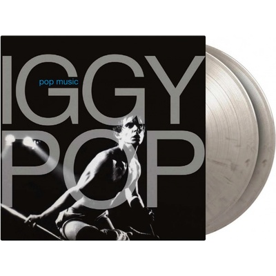 Iggy Pop Pop Music Limited Coloured Grey & White Vinyl LP