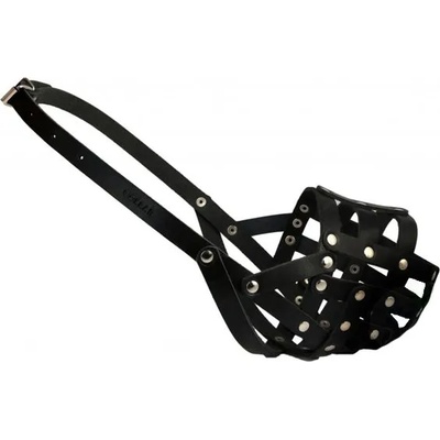 COLLAR Кожена намордник за куче Collar черен - ротвайлер