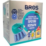 BROS sensitive електрически изпарител за деца против комари+10 таблетки