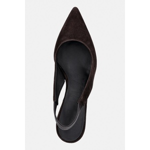 Furla Велурени обувки с тънък ток Essential Slingback (YK44FSN.C10000.3388S)
