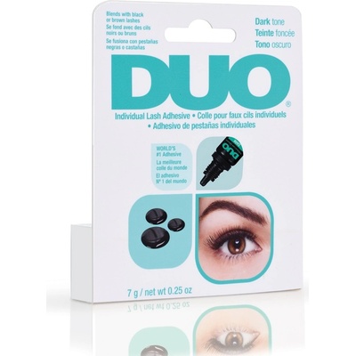 Duo Individual Lash Adhesive lepidlo na mono řasy a trsy Dark Tone tmavé černé 5 g