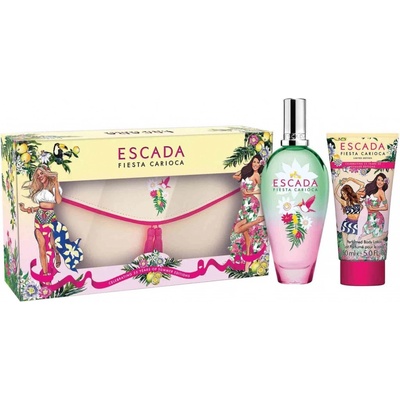Escada Fiesta Carioca EDT 50 ml + telové mlieko 50 ml + kozmetická taška darčeková sada