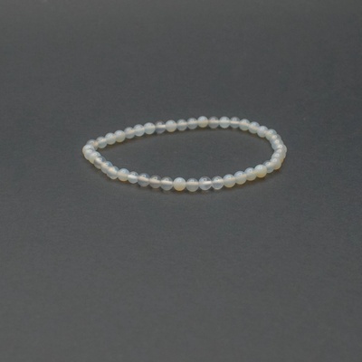 Milujeme Kameny achát šedý kulička NK3