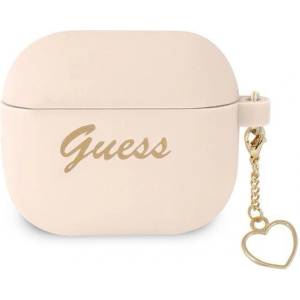 Guess Калъф Guess GUA3LSCHSP Silicone Charm Collection, за Apple AirPods 3, (3666339039028)
