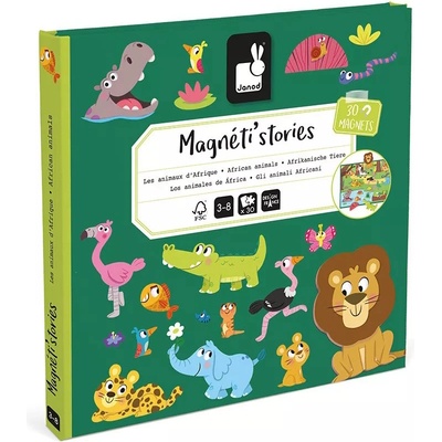 Janod Magnetistories Africké zvieratká – Zboží Dáma