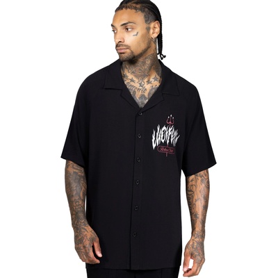 KILLSTAR Мъжка риза KILLSTAR - Lucifers Roller Club - Black - KSRA013615