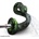 Creature Cocks Spitting Serpent Silicone Enema Snake Green