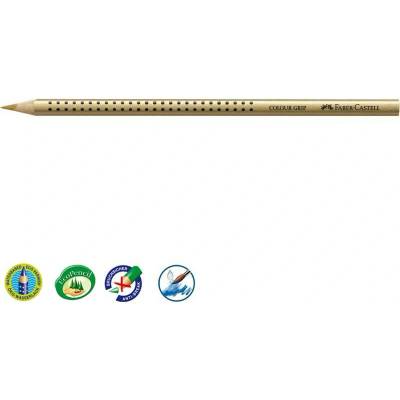 Faber Castell Grip 2001 trojúhelníková barevná tužka zlatá 112481