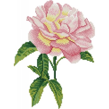 Diamond dotz Розова роза - диамантен гоблен dd5.069